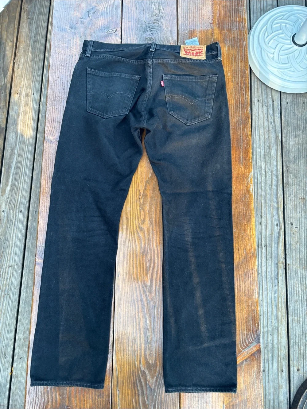 Levi's Black Straight-Leg Men's Jeans